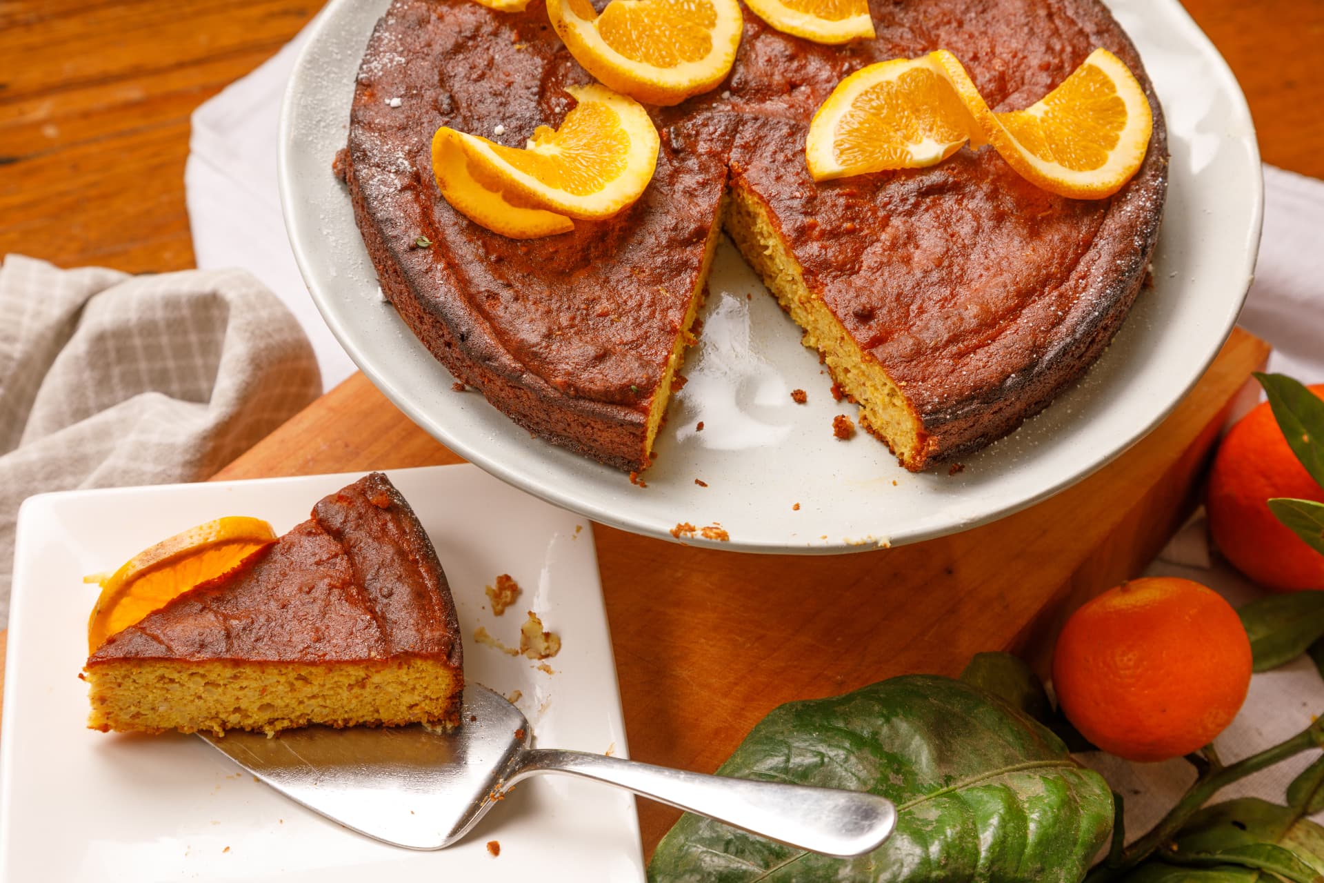Orange and almond cake
